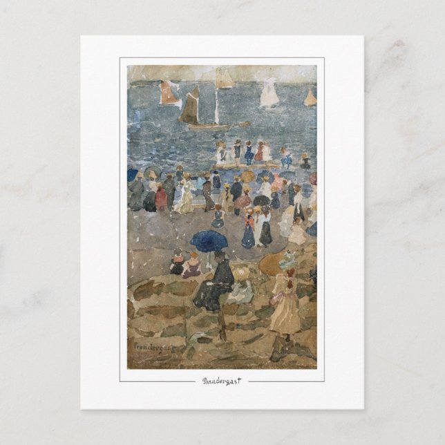 Maurice Prendergast #601 - Carte postale d'art fin (Devant)
