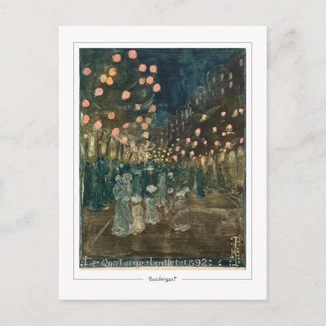 Maurice Prendergast #624 - Carte postale d'art fin (Devant)