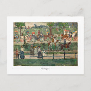 Maurice Prendergast #7 - Carte postale d'art fin