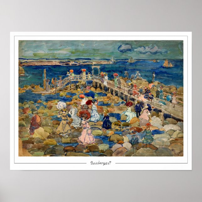 Maurice Prendergast Affiche d'art Zedign #159 (Devant)