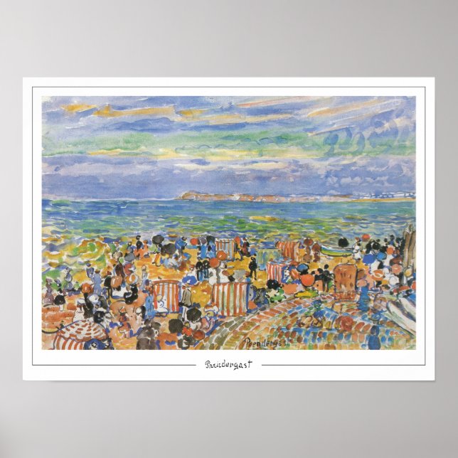 Maurice Prendergast Affiche d'art Zedign #160 (Devant)