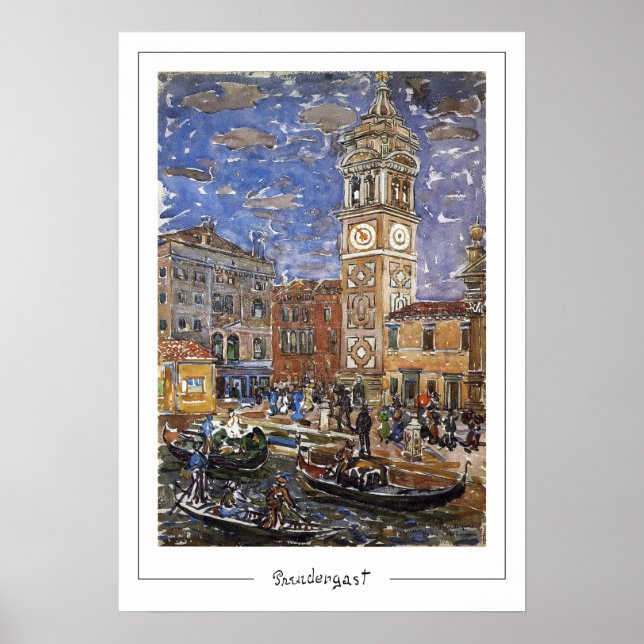 Maurice Prendergast Affiche d'art Zedign #38 (Devant)
