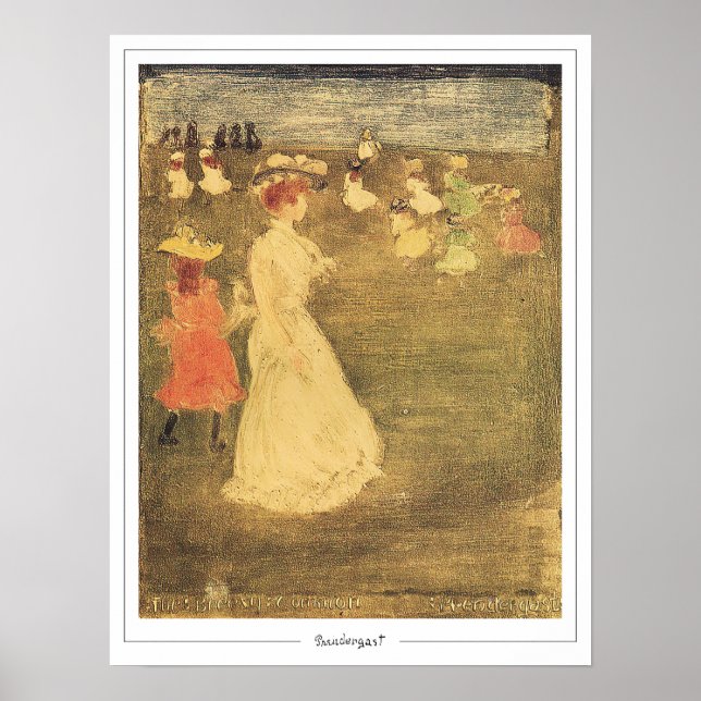 Maurice Prendergast Affiche d'art Zedign #425 (Devant)