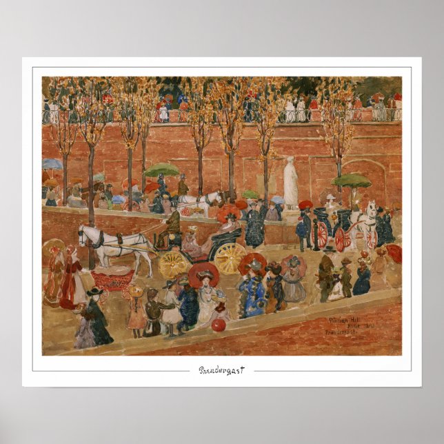 Maurice Prendergast Affiche d'art Zedign #5 (Devant)