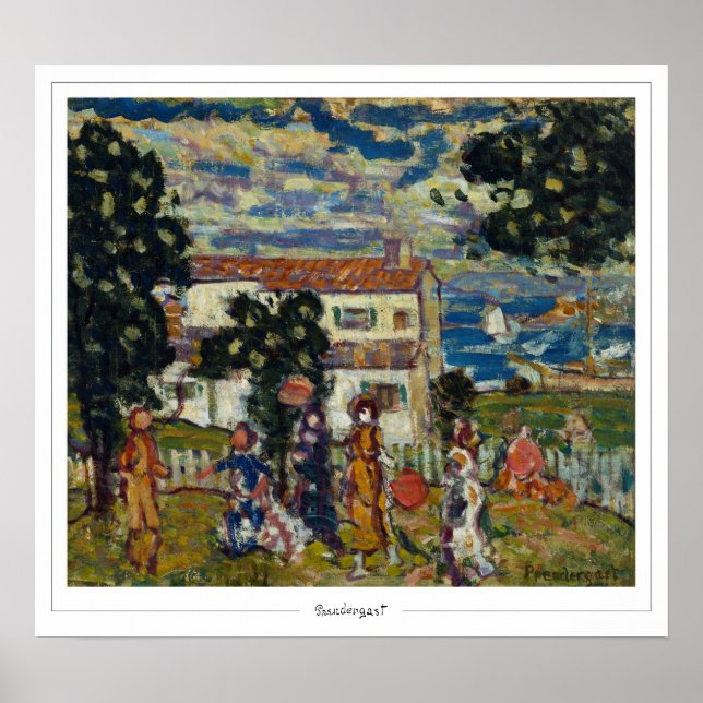 Maurice Prendergast Affiche d'art Zedign #569 (Devant)