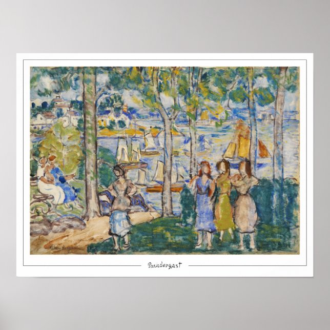 Maurice Prendergast Affiche d'art Zedign #602 (Devant)