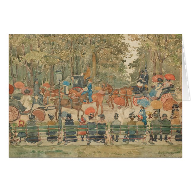 Maurice Prendergast - Central Park, 1901 (Devant horizontal)