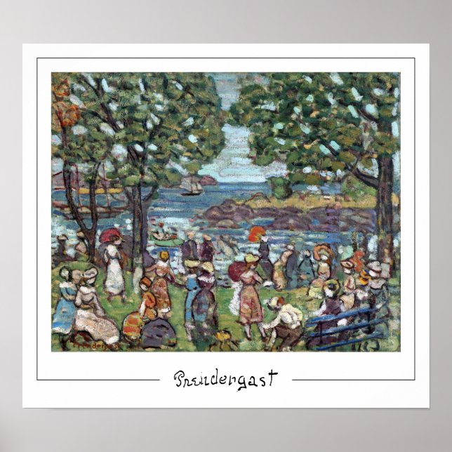 Maurice Prendergast Poster d'art Zedign #4 (Devant)