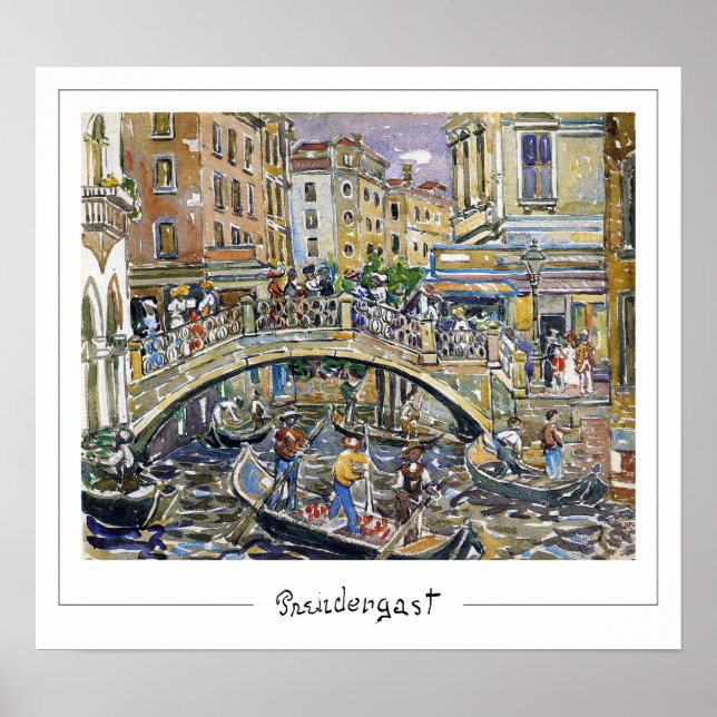 Maurice Prendergast Poster d'art Zedign #57-2 (Devant)