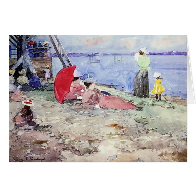 Maurice Prendergast- vénèrent la plage (Devant horizontal)