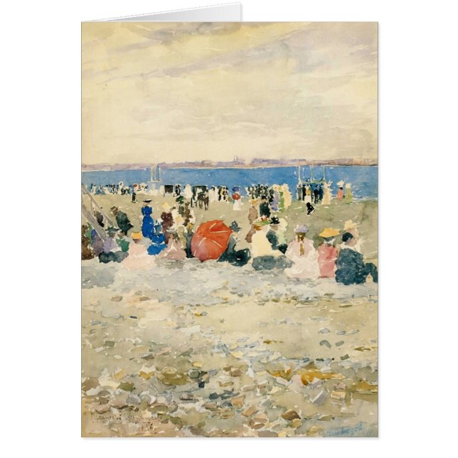 Maurice Prendergast- vénèrent la plage (Devant)