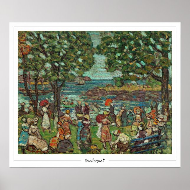 Maurice Prendergast Zedign Poster d'art #24 (Devant)