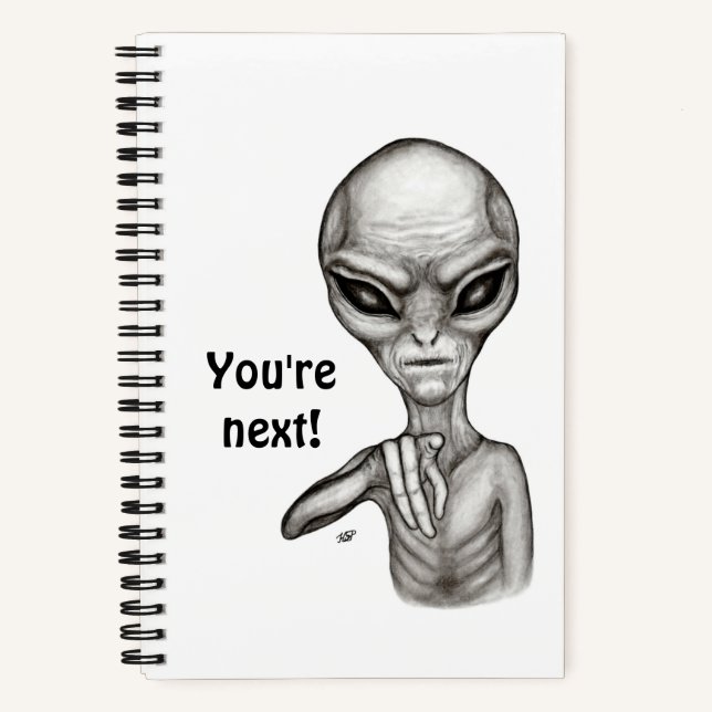 Mauvais Alien, Tu es le prochain ! Carnet (Recto)