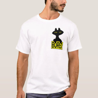 Mauvais Boogie Chat Noir Sarcastique T-Shirt Drôle