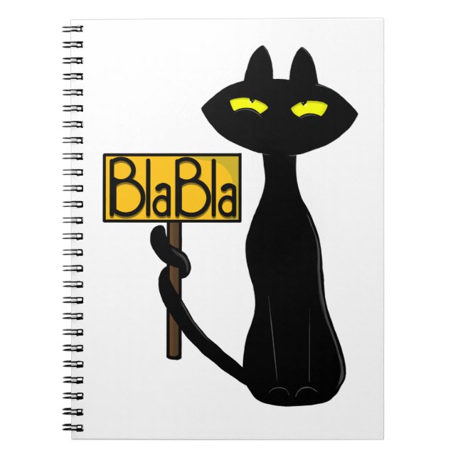 Mauvais Boogie -Le Chat- "BlaBla" cahier de signal (Devant)