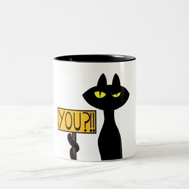 Mauvais Boogie -Le Chat- "Vous?!!" Mugs Tasses drô (Centre)