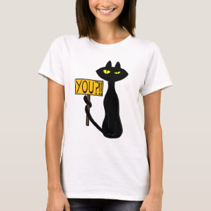 Mauvais Boogie -Le Chat- "Vous ?!!" T-Shirts drôle