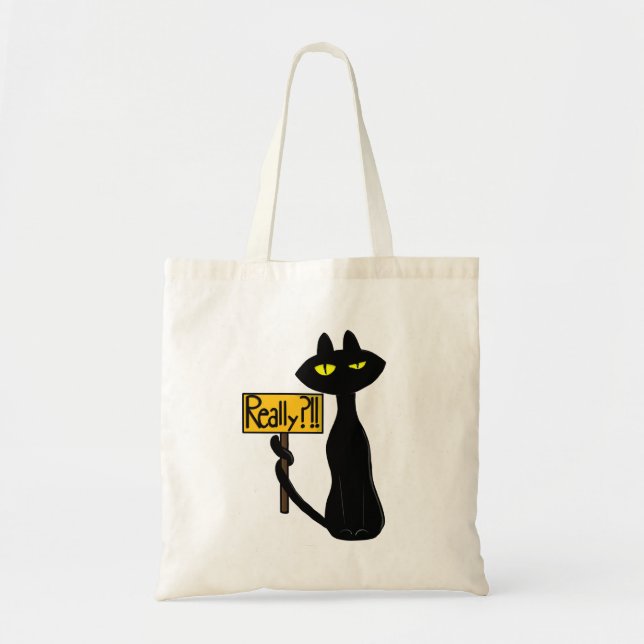 Mauvais Boogie -Le Chat- "Vraiment ?!!" Sac fourre (Devant)