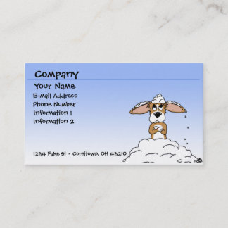 Mauvais cartes de visite de corgi de jour