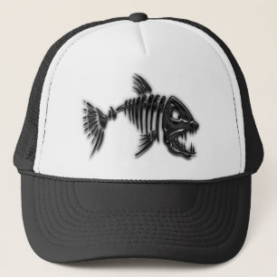 Mauvais casquette de poissons d'attitude