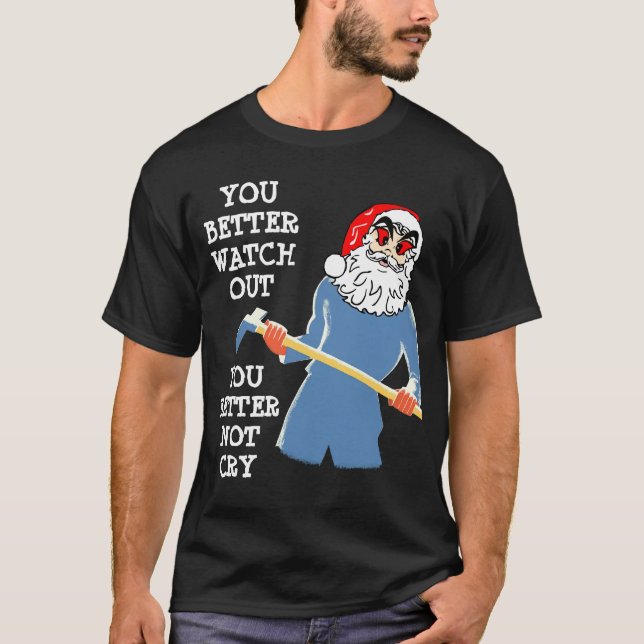 mauvais T-shirt de père Noël (Devant)
