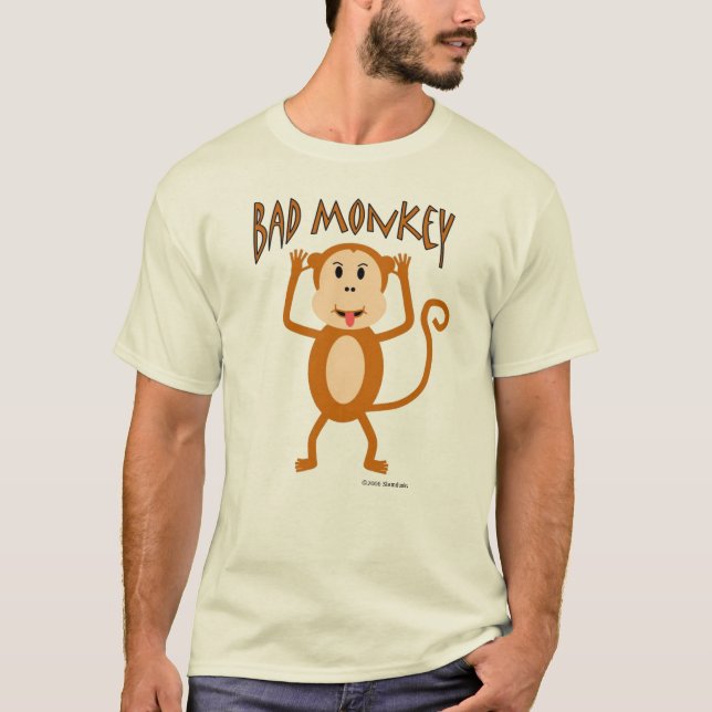 Mauvais T-shirt de singe (Devant)