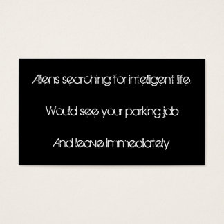 MAUVAISE carte de parking