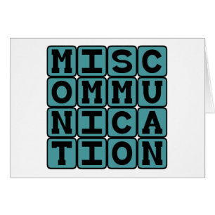 Mauvaise communication, défaut de communication