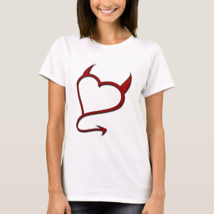 Mauvaise fille - petit T-shirt de diable