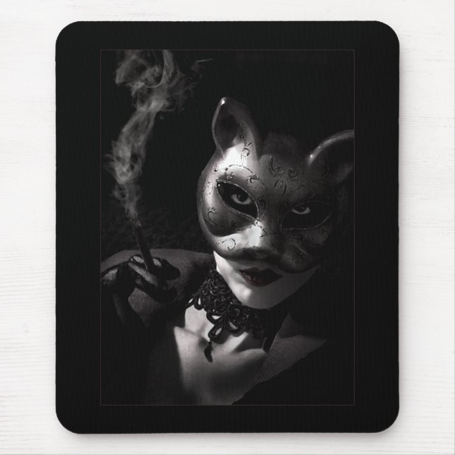 Mauvaise Kitty - Tapis de souris (Devant)