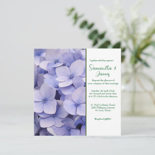 Mauve Chrysanthemum Faire-part de mariage