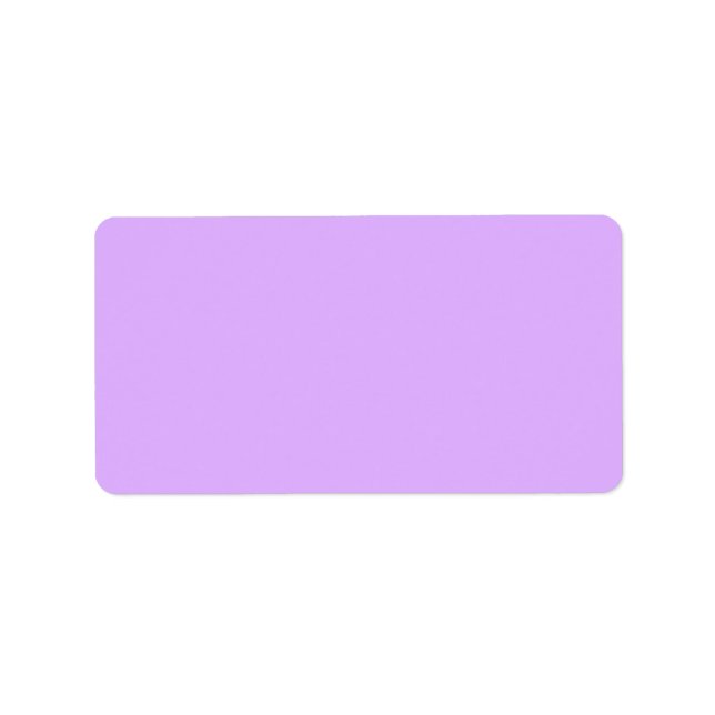 Mauve Étiquette de adresse (Devant)