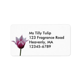 Mauve Tulip ~ étiquette