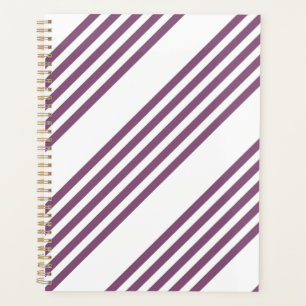 Mauve violet blanc cinq bandes motif