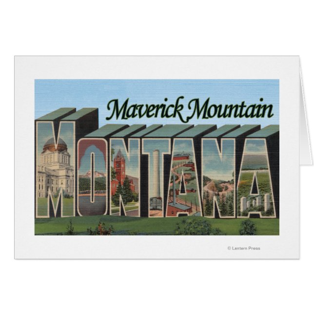 Maverick Mountain, Montana (Devant horizontal)