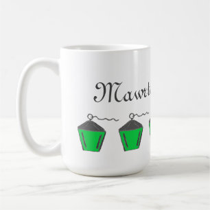 Mawrter vert lanterne au travail Mug Bryn Mawr