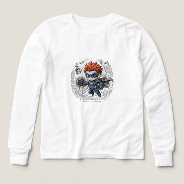 Max Root Le T-Shirt Administrateur Root (Motif recto)
