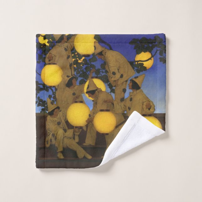 Maxfield Parrish Les Porteurs de Lanternes 1908 Vi (Gant de toilette)