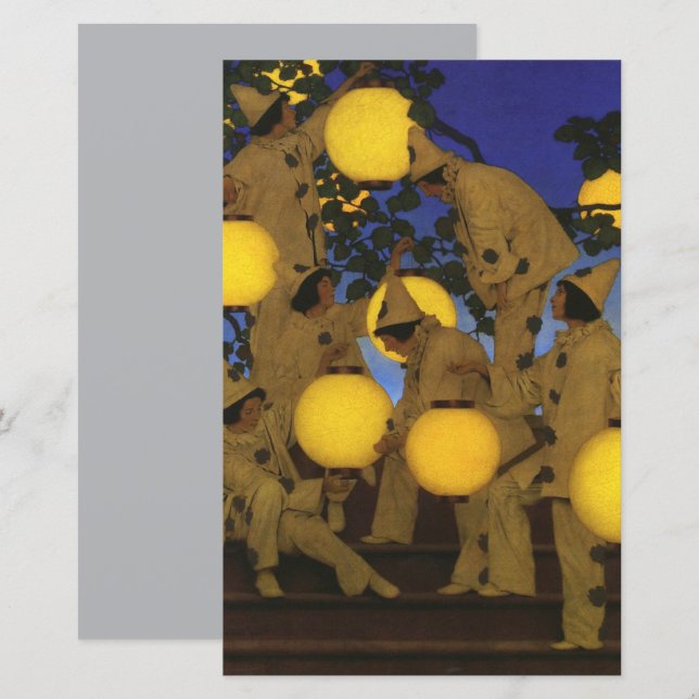 Maxfield Parrish Les Porteuses de Lanternes 1908 V (Devant / Derrière)