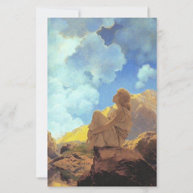 Maxfield Parrish Matin 1922 Nuage Bleu Beaux-Arts (Devant)