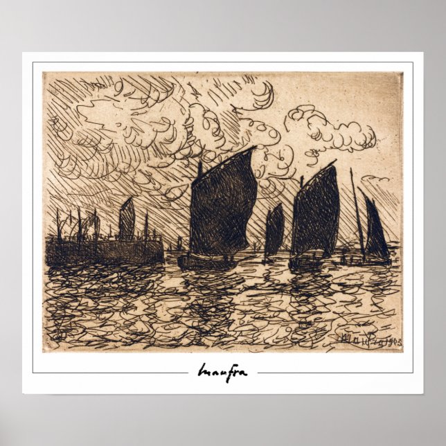 Maxime Maufra Zedign Affiche d'art #103 (Devant)