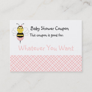 May Bee Bumble Bee Baby shower Coupon