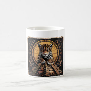 Mayan Jaguar Guardian Mug   Mythologie aztèque