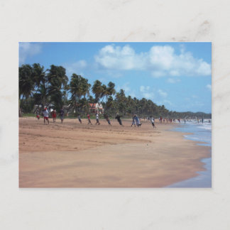 Mayaro Beach - Carte postale Pêche début matin