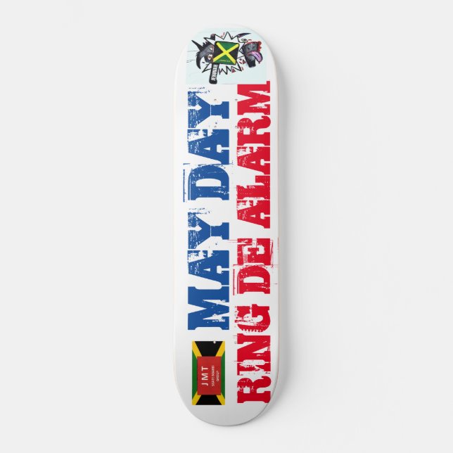 MAYDAY SONNERIE DE ALARME Skateboard (Recto)