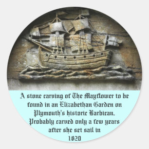 Mayflower - Stone Carving thandon stickers