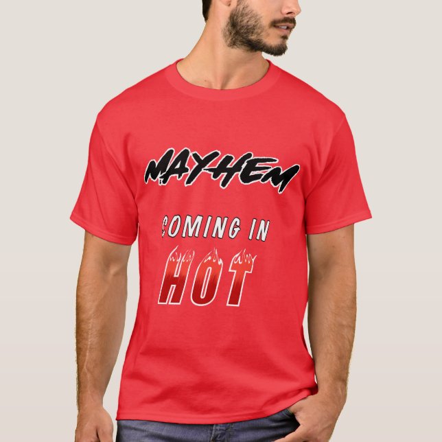 Mayhem, en T-shirt chaud (Devant)