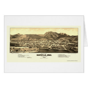 Maysville, carte panoramique de Co - 1882