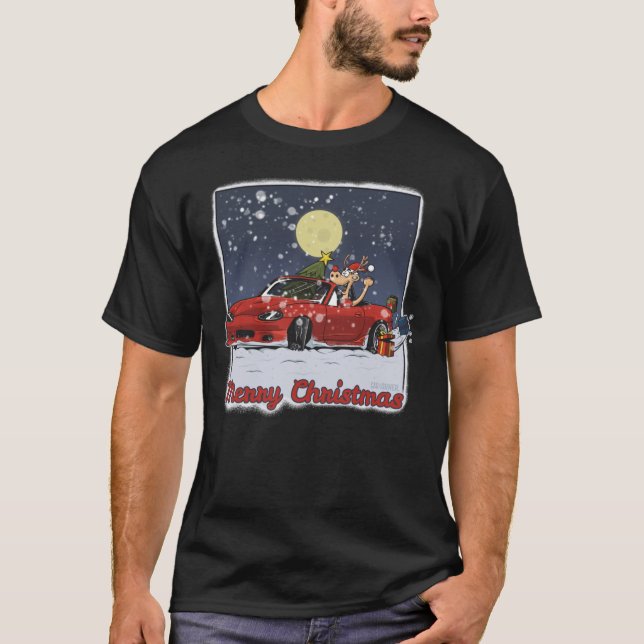 Mazda MX5 Christmas - CarCorner T-shirt classique (Devant)