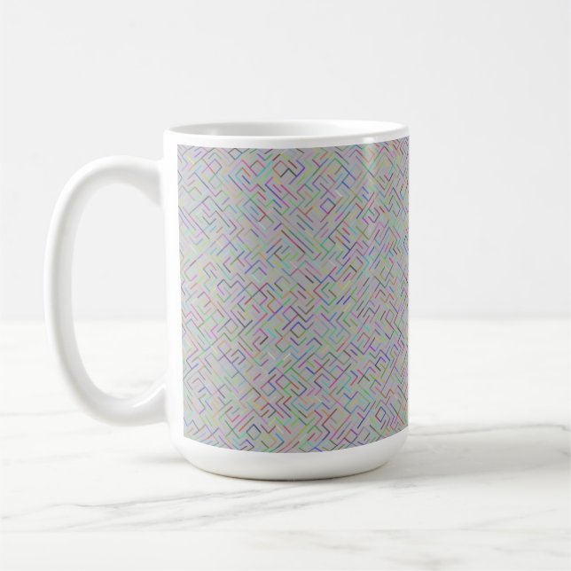 Maze couleur 15oz Mug (Gauche)